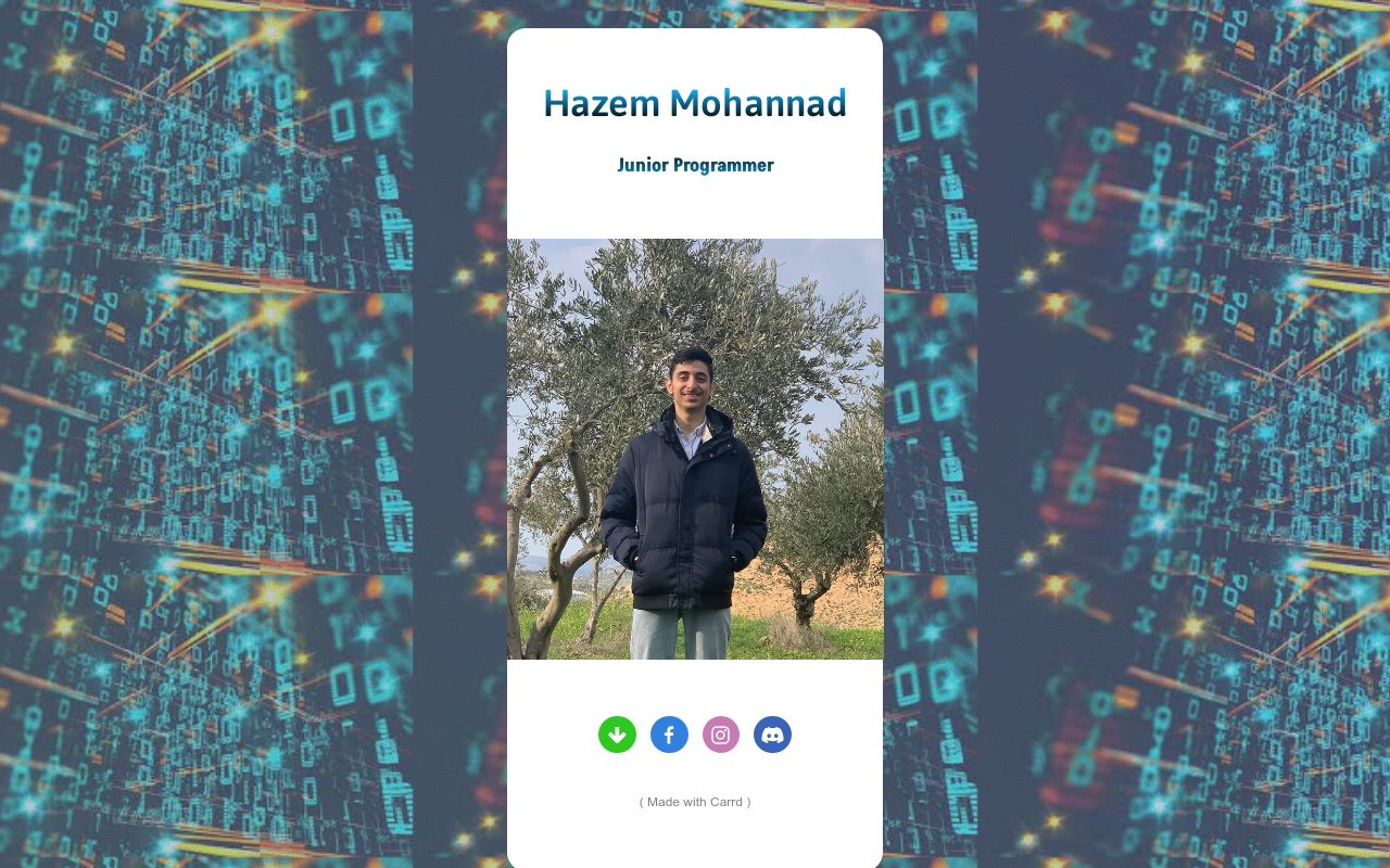 Carrd profile picture for @hazem